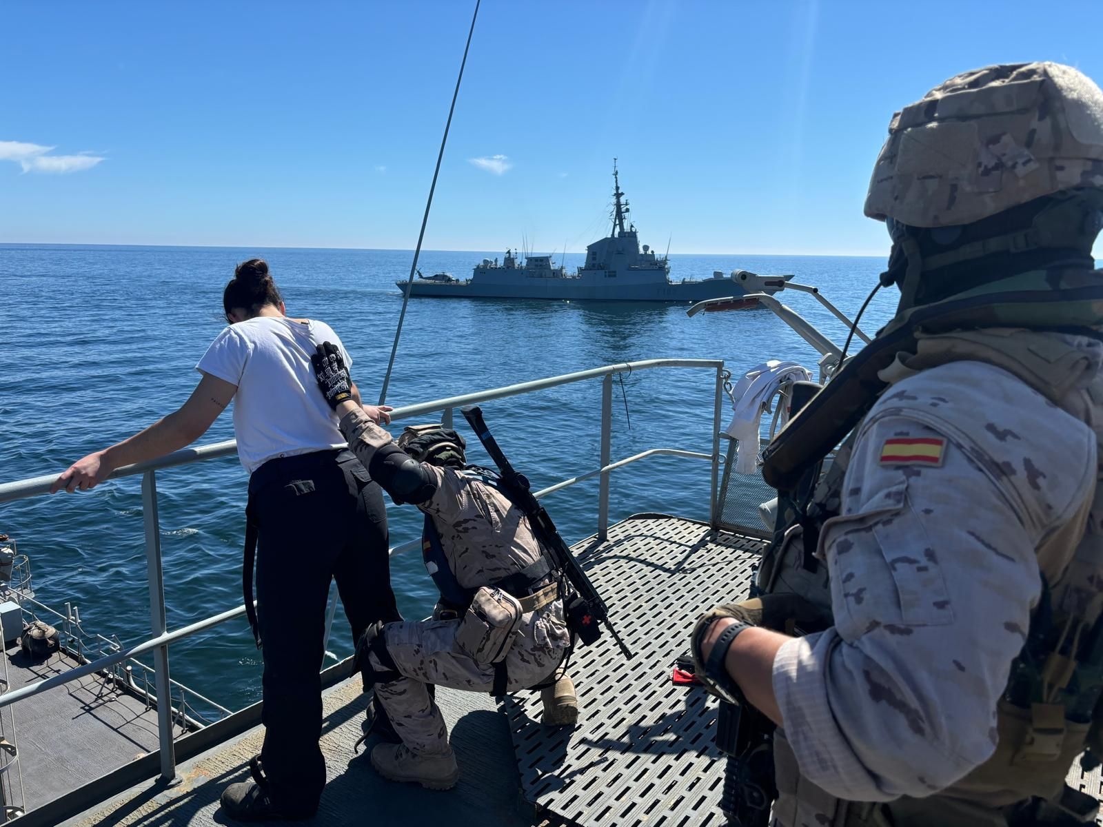 Las fotos del mayor ejercicio de los últimos años en el Estrecho de Gibraltar y el Golfo de Cádiz de la Armada y la OTAN