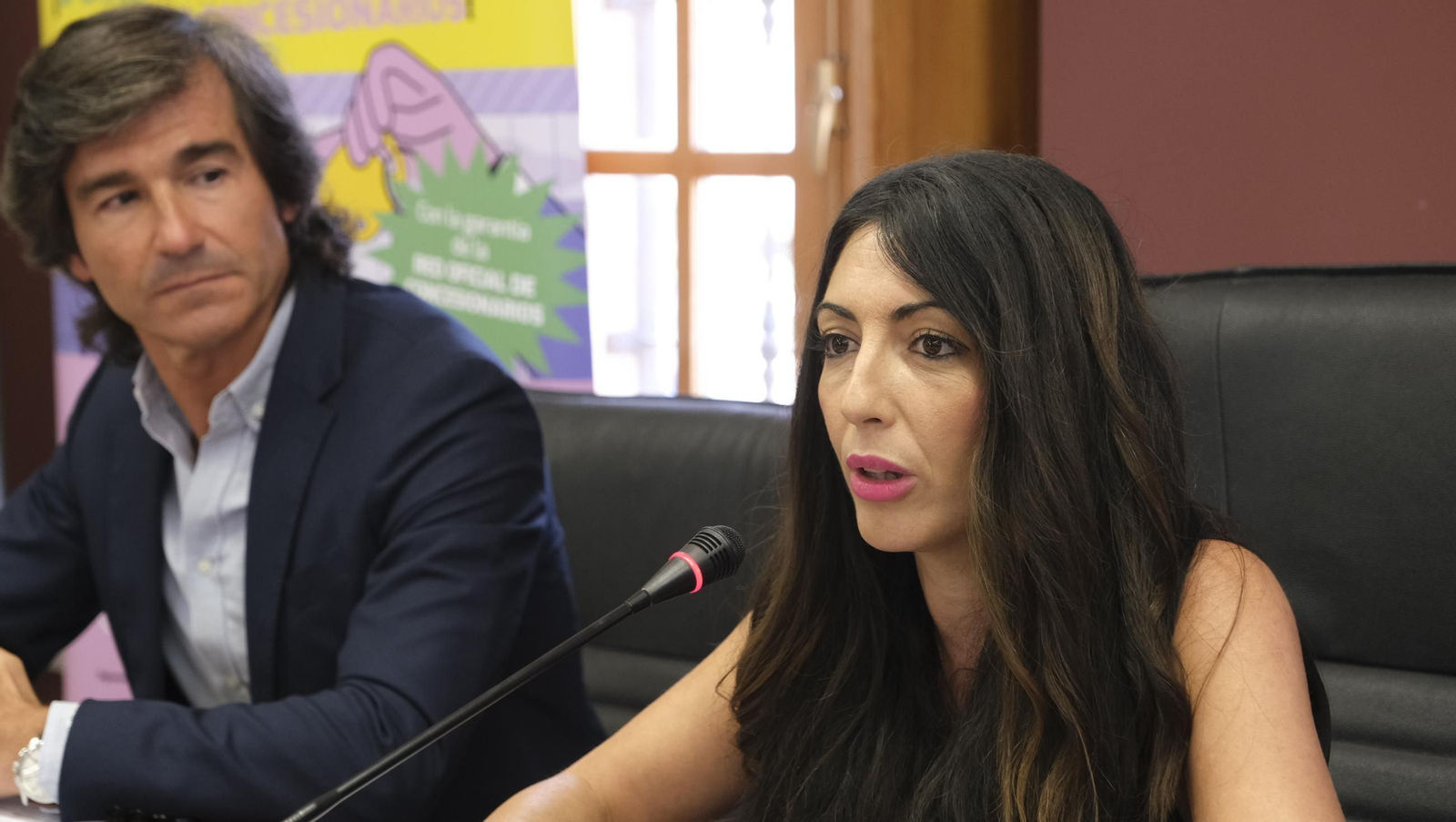 Almudena Serrano durante la presentación del evento.