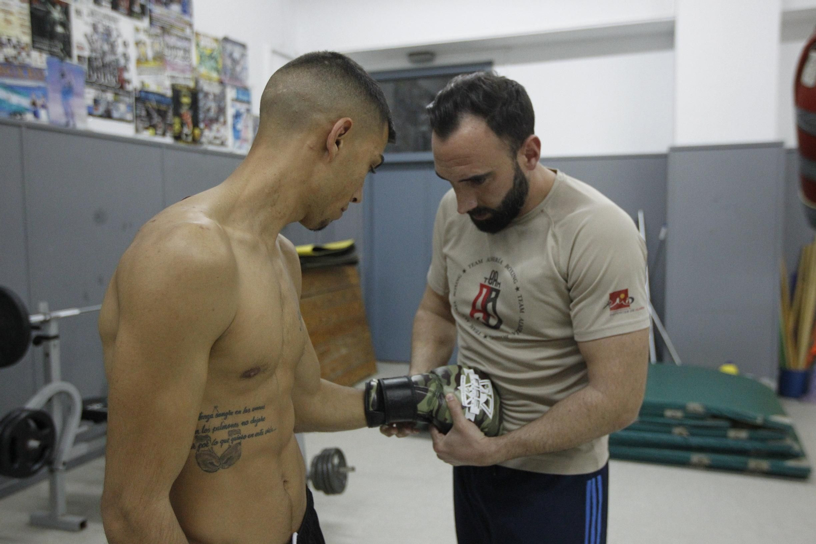 Fotogalería de un entrenamiento de Salvador Barón, el 'Rey Gitano'
