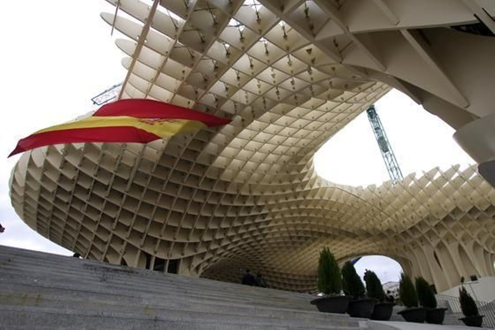 Gente vistando la estructura.

Foto: Juan Carlos Munoz