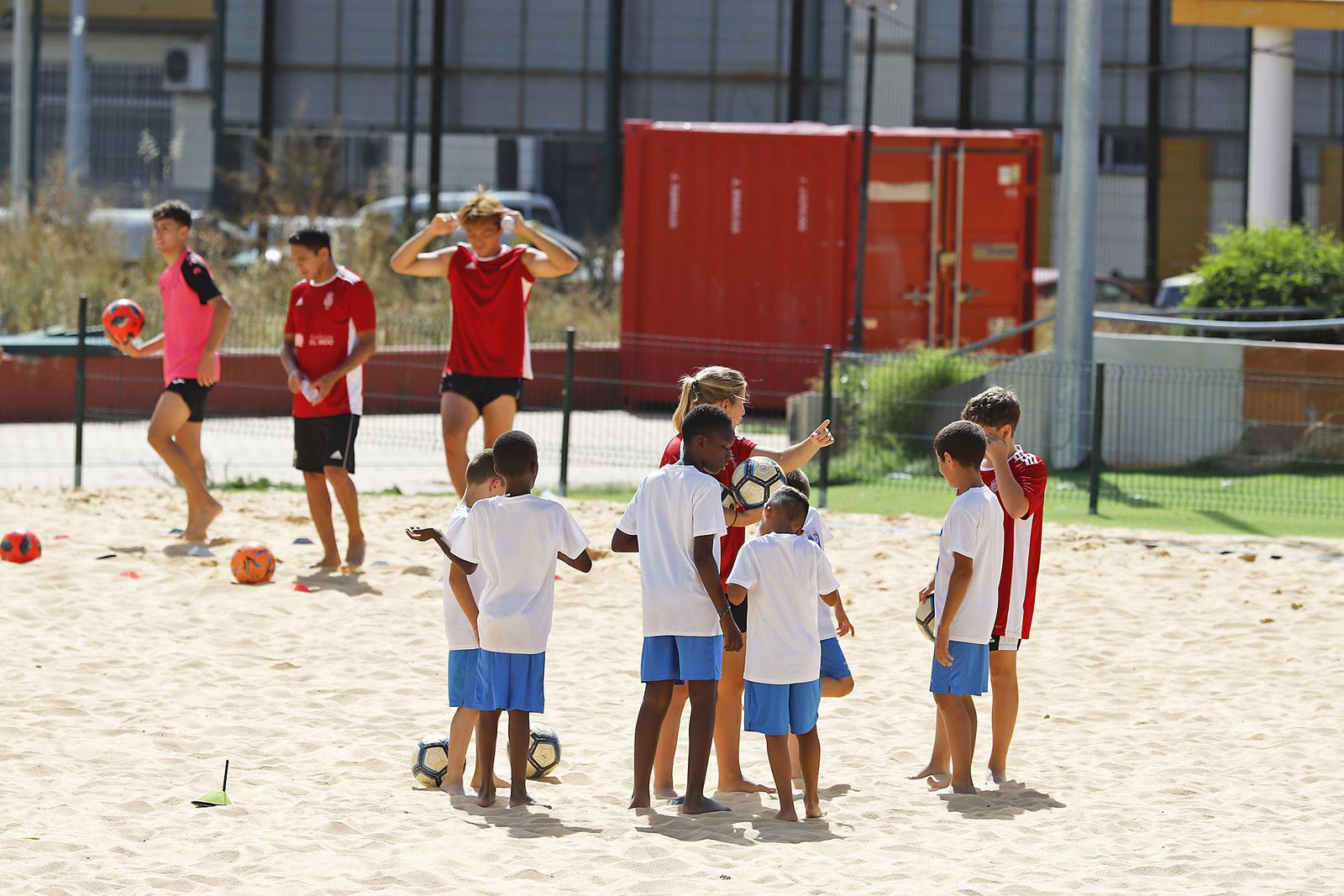 Imágenes del Campus Recreativo de Huelva Fútbol Playa