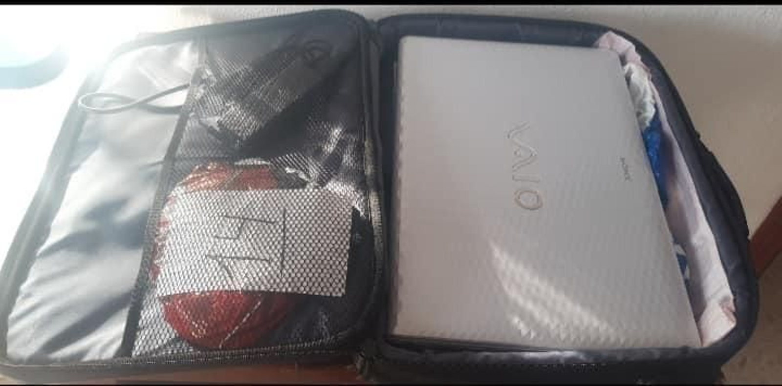 Vista de uno de los ordenadores entregado en las dependencias policiales