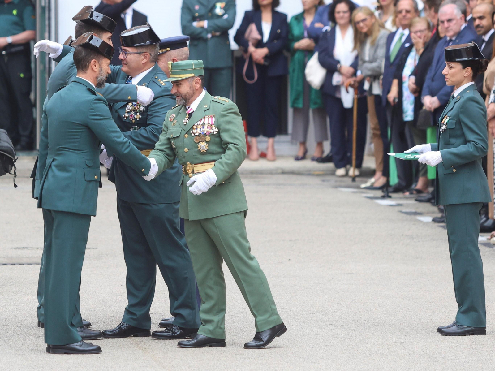 La Guardia Civil de Málaga homenajea a los agentes retirados en su 179 aniversario