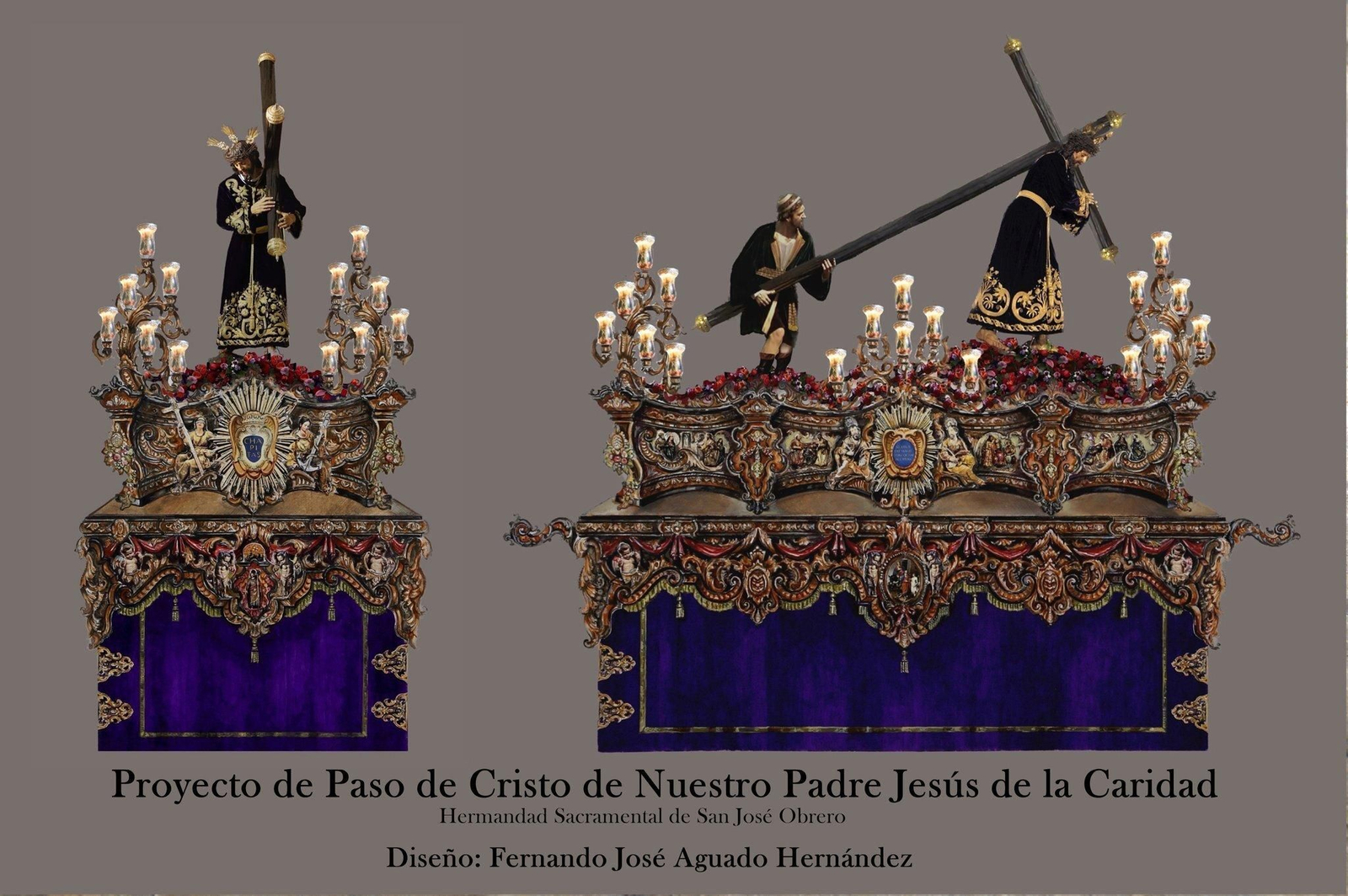 San José Obrero presenta el diseño del nuevo paso para el Nazareno de la Caridad