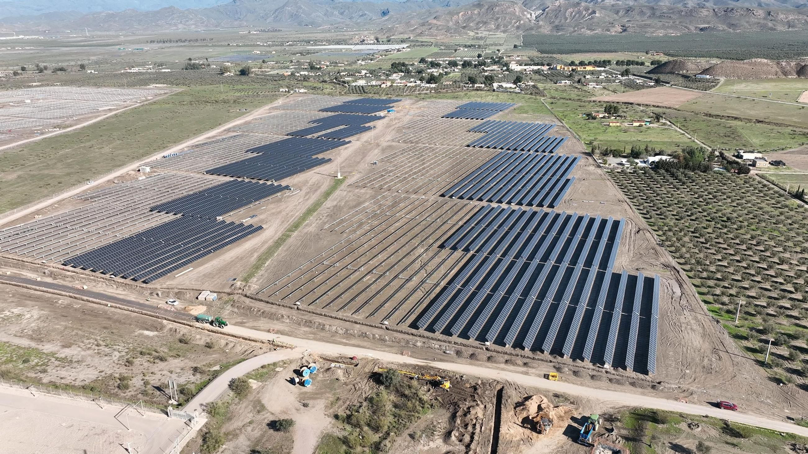 Planta fotovoltaica de Naturgy en Tabernas, Almería.