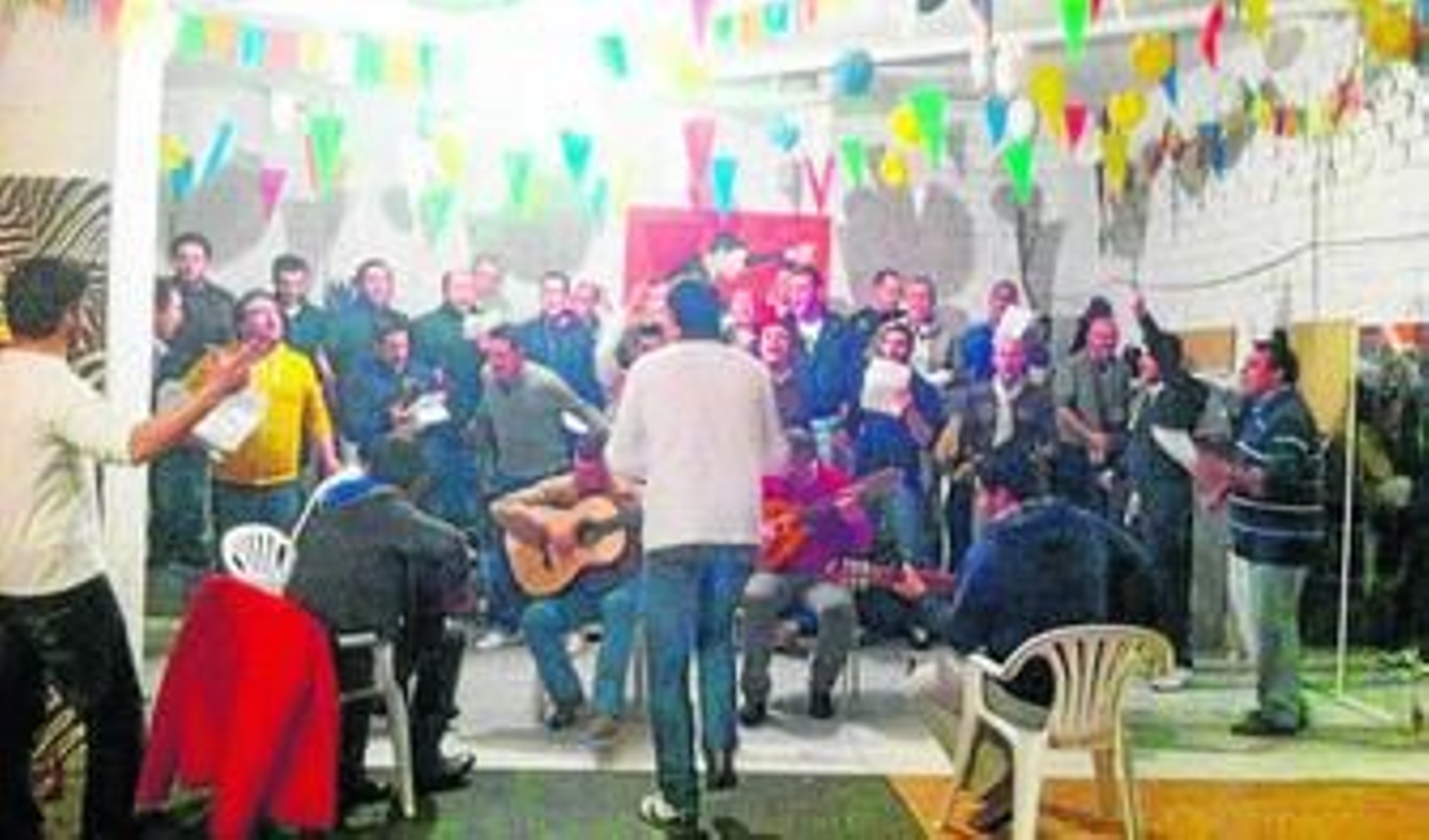 El chiricoro La casa de los horrores, recientemente en su cuarto de ensayo.