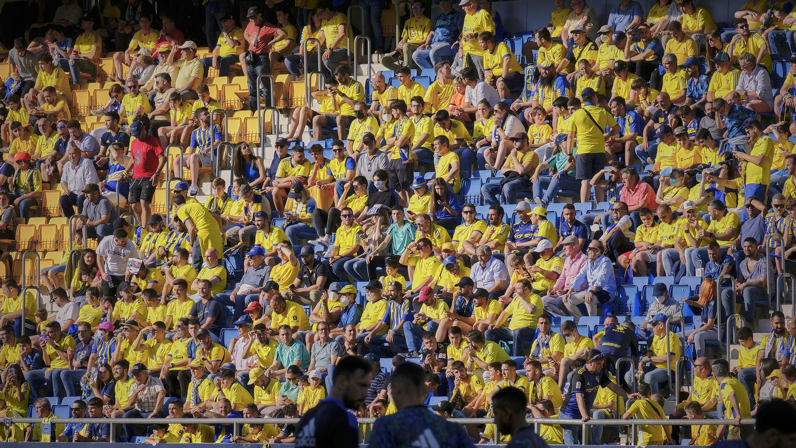 Ambiente  cadista durante el Cádiz CF - Real Madrid