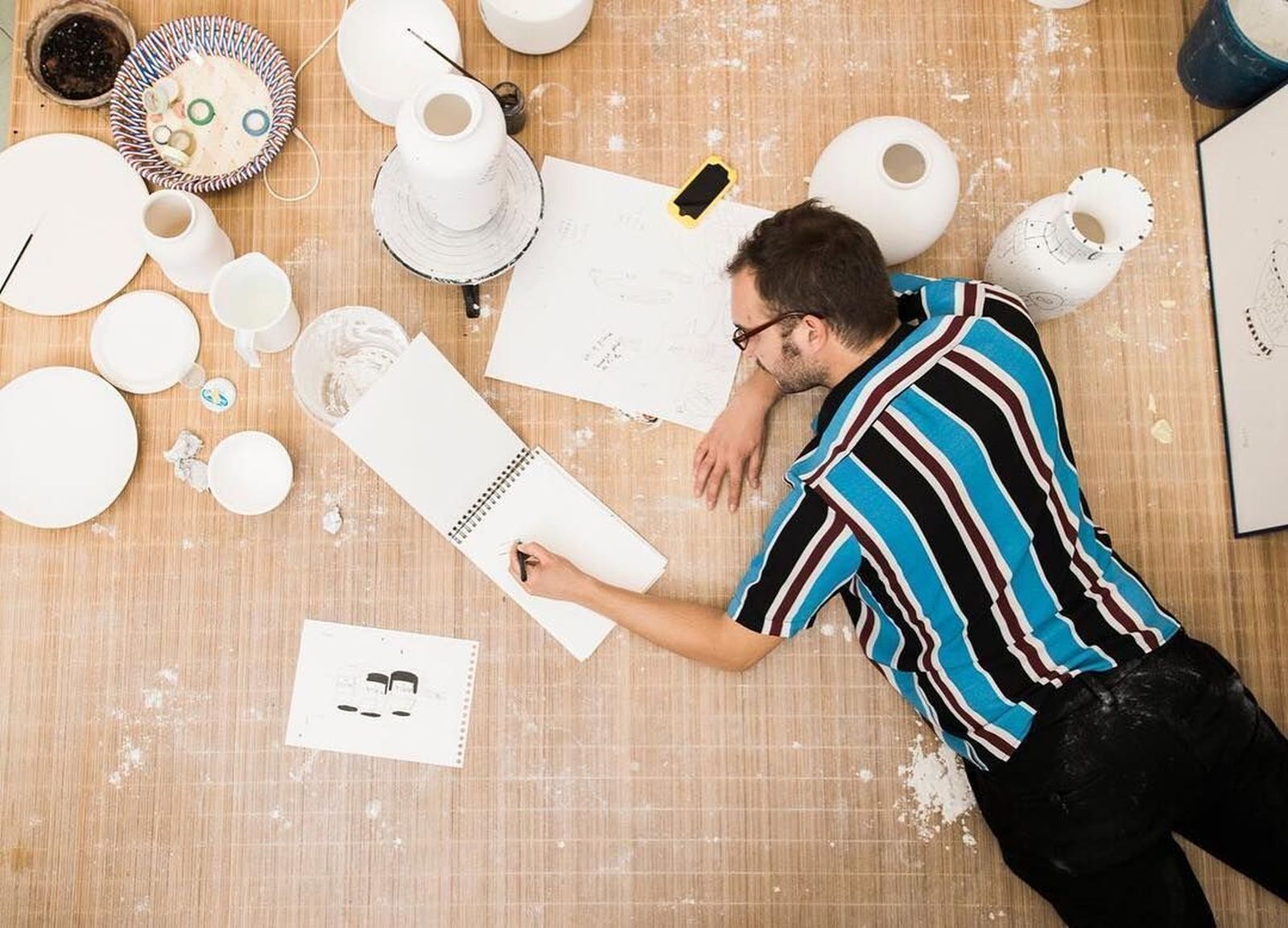 Pablo Rodríguez (Little), uno de los ilustradores que participan en Caótica.