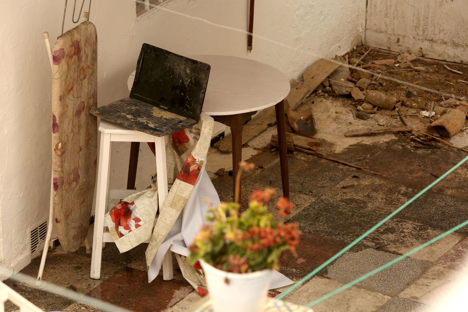 Las consecuencias del incendio en Mazagón