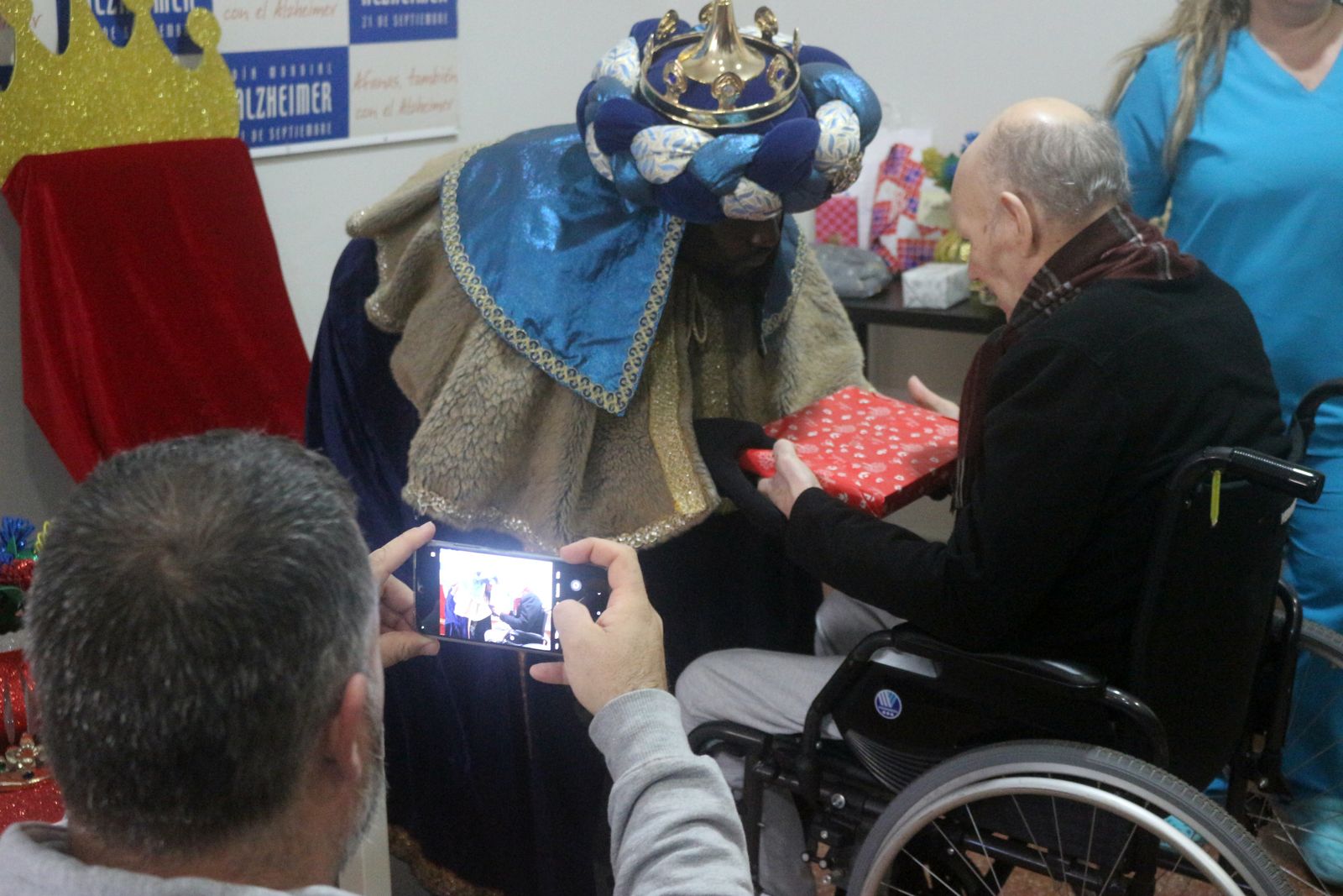 Visita de los Reyes al Centro de Alzheimer 'Las Canteras'