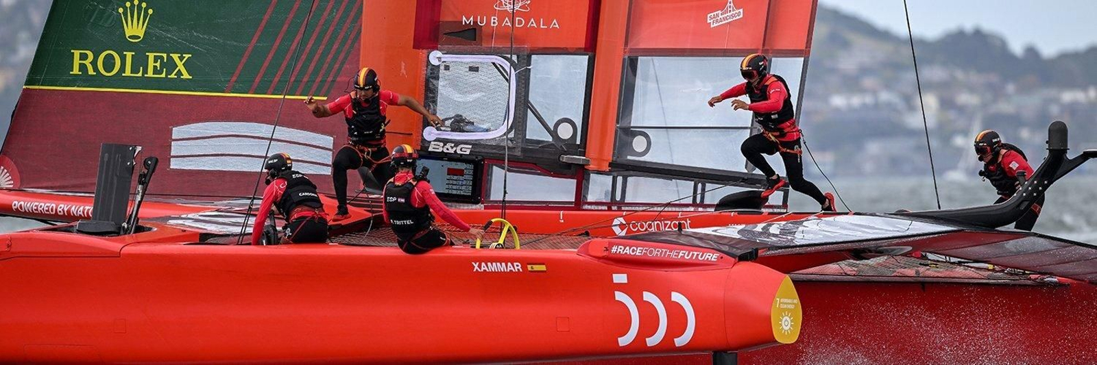 El equipo español en el F50 Victoria.