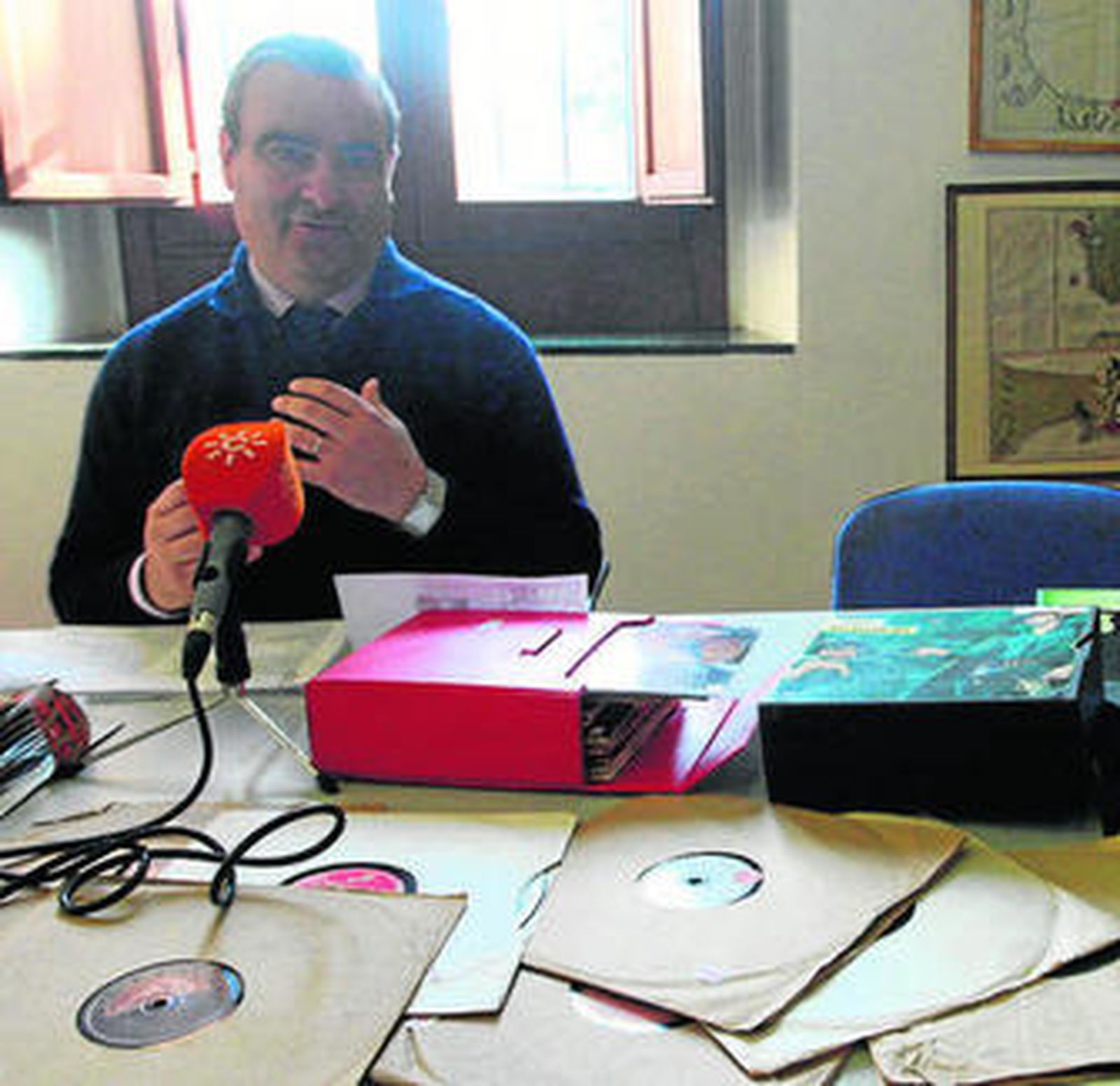 El edil de Museos de La Línea, Alfonso Escuadra, ayer.