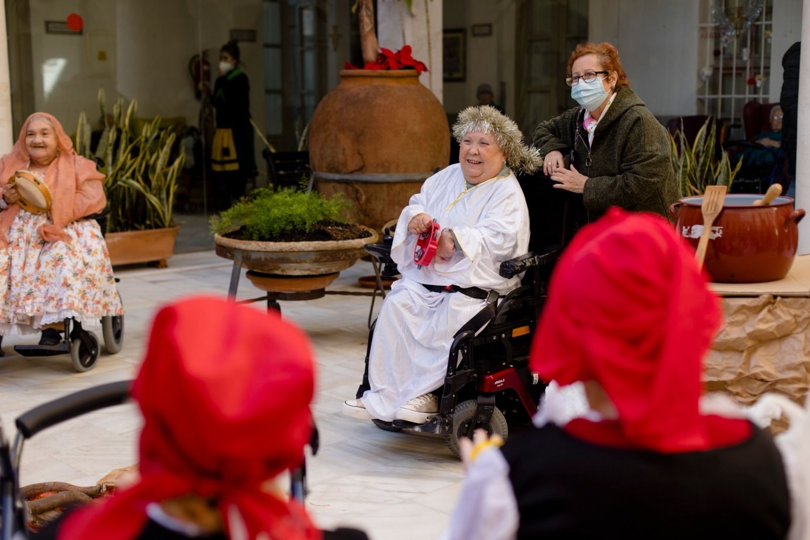 Imágenes del Belén Viviente de la Residencia Fragela