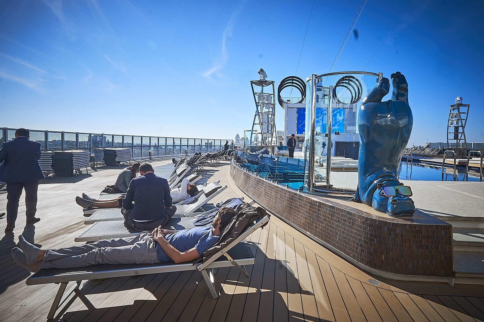 Primera escala en Cádiz del crucero MSC Seaside