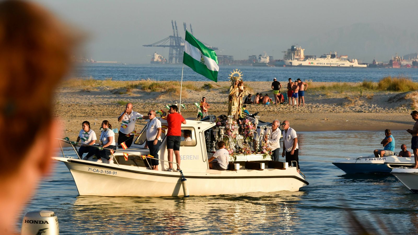 Las mejores fotos de la procesión  de la Virgen del Carmen en Palmones