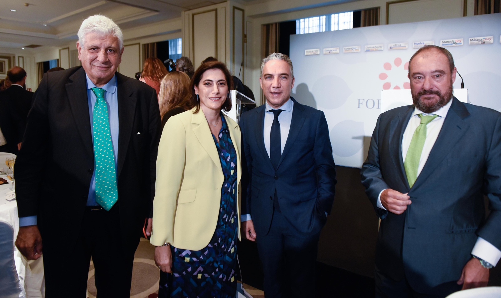 Los invitados al Foro Joly con Juanma Moreno en Madrid, en imágenes