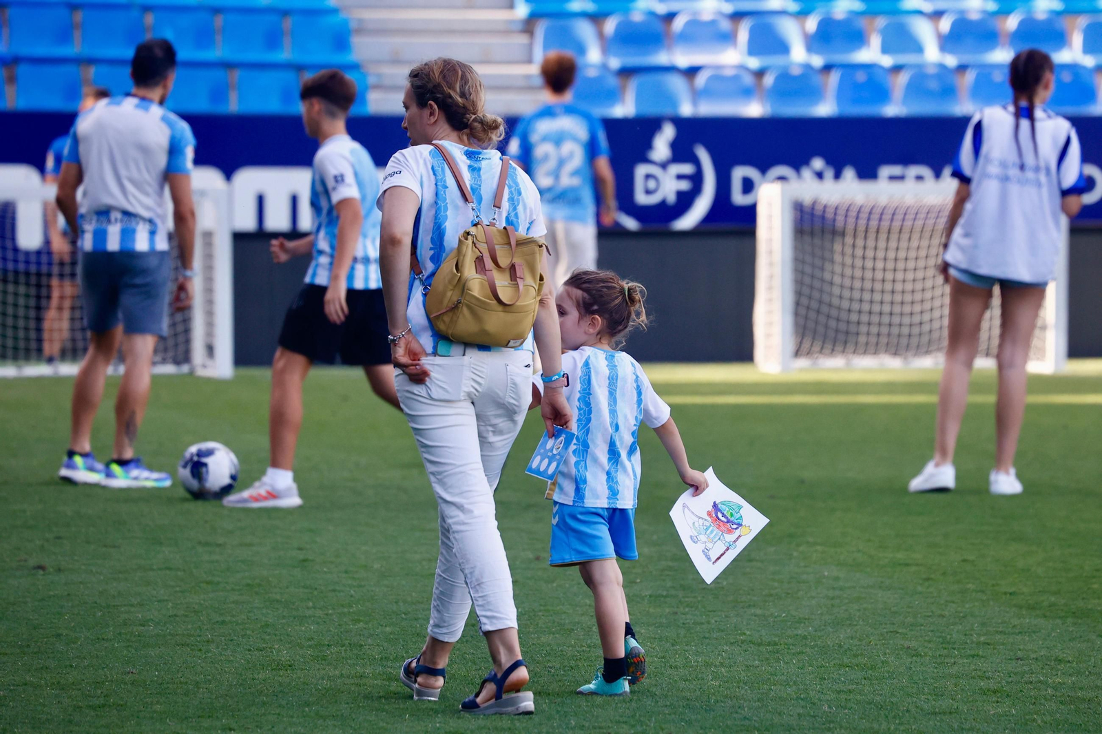 Las fotos del picnic en La Rosaleda para aficionados del Málaga
