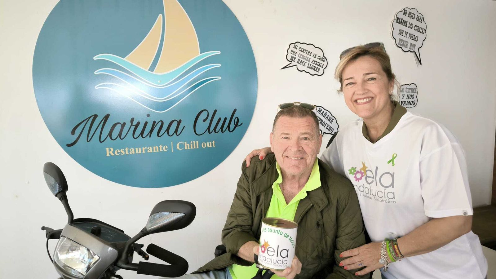 Rafael Díaz,  una de las personas que forman parte de ELA Andalucía.