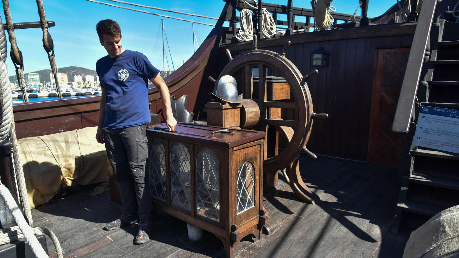 Las fotos del Galeón Andalucía en el Puerto de la Alcaidesa