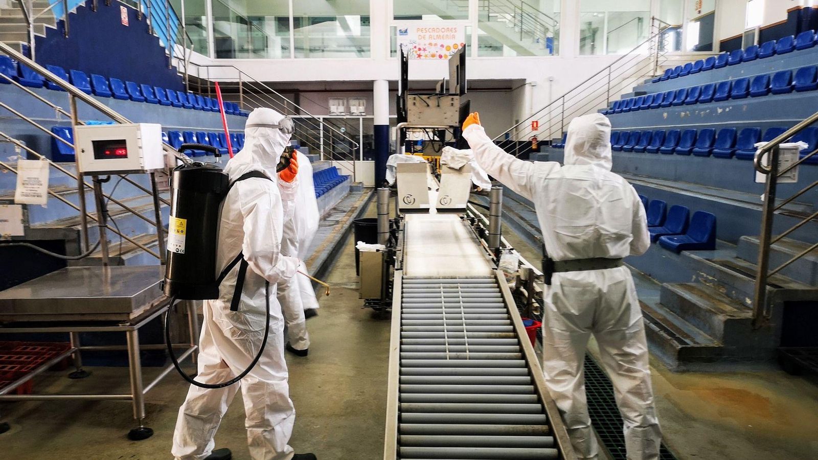 Trabajos de la Legión en el Puerto.