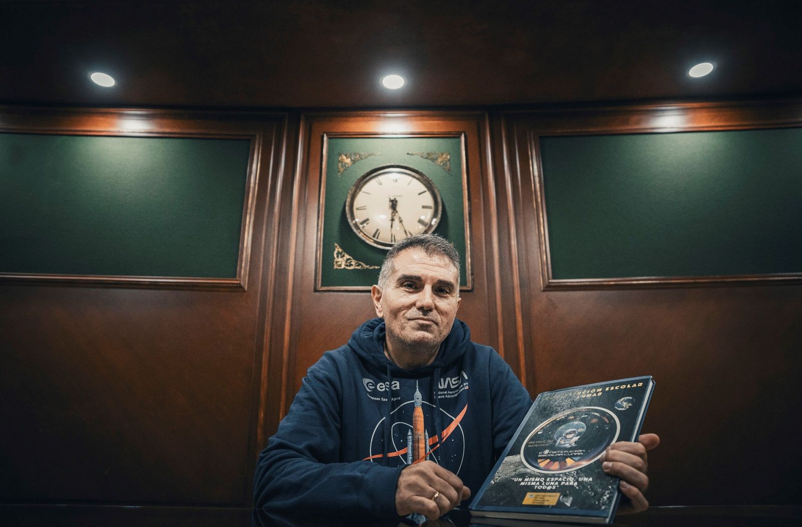 El maestro del CEIP San Ignacio del Viar Herminio Rodríguez.