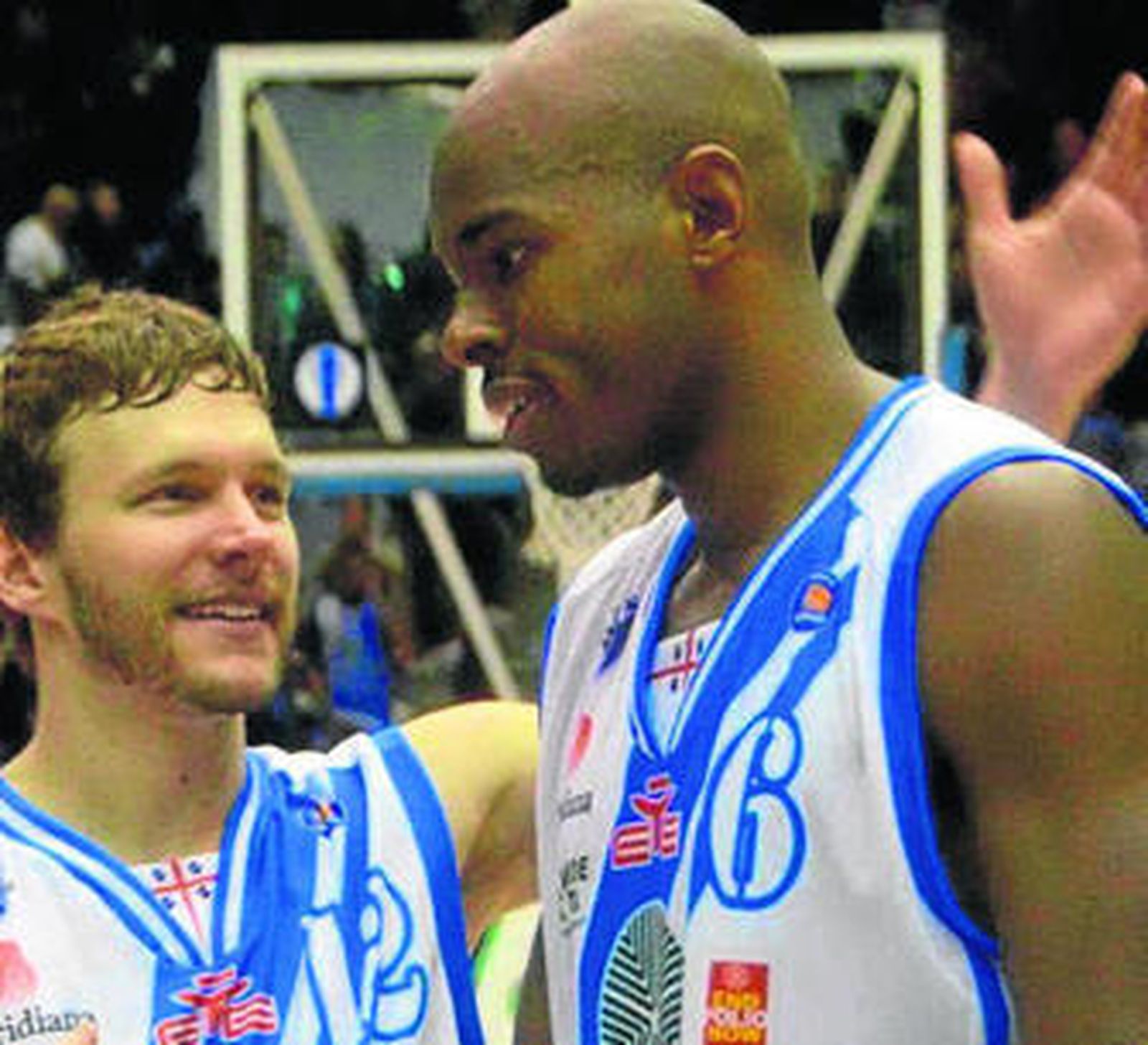 Calebb Green, a la derecha de la imagen.