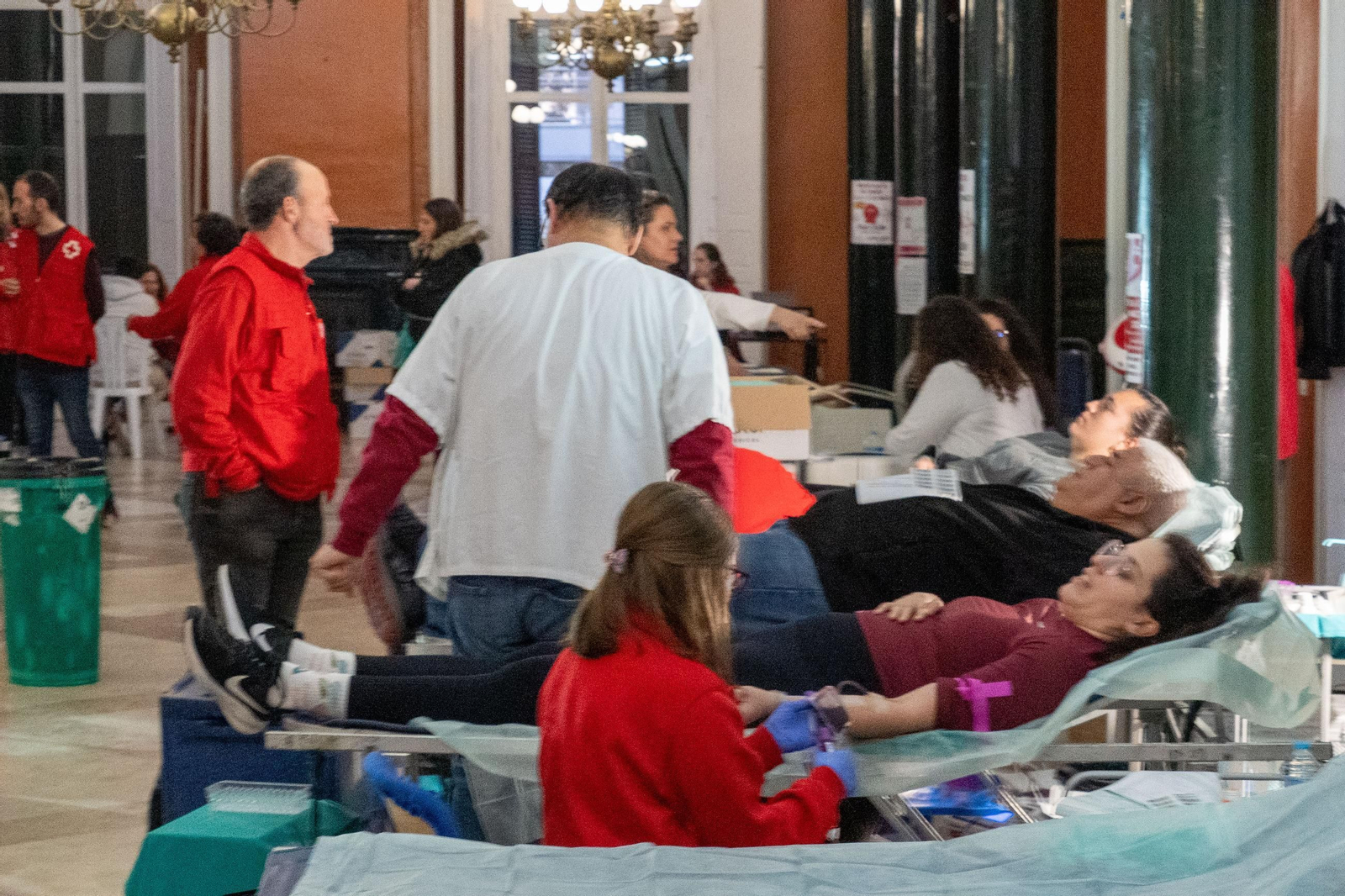 Imágenes de la primera macrocolecta de sangre y plasma en la Casa Colón en 2025