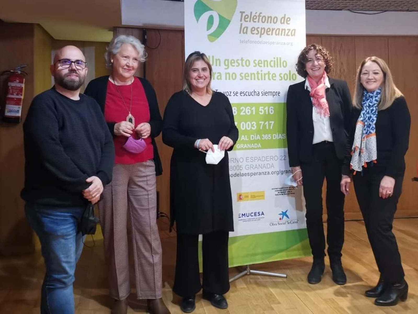 Nuria Gutiérrez durante el acto.