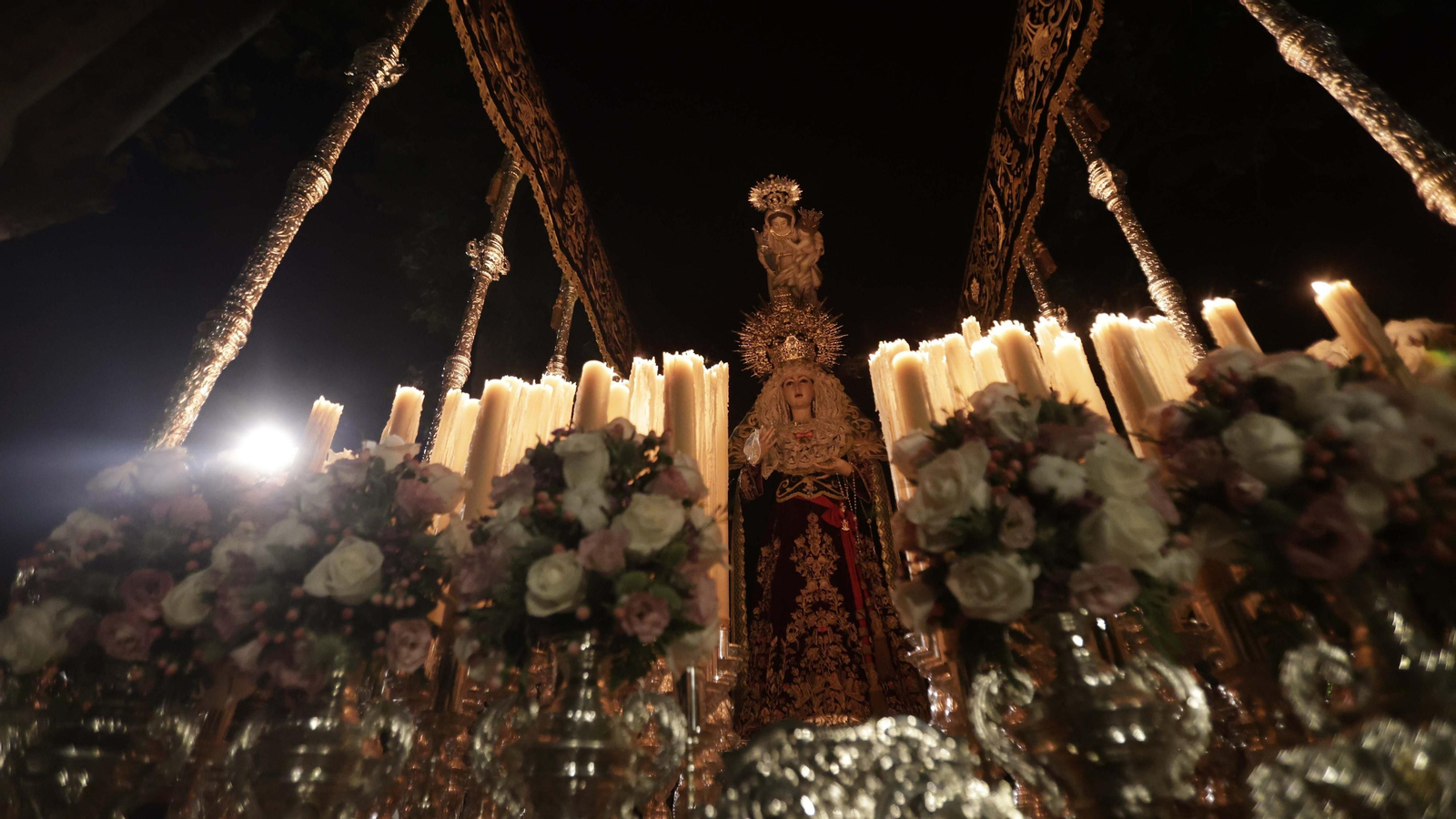 La Magna Mariana de Algeciras por el Parque María Cristina, en imágenes