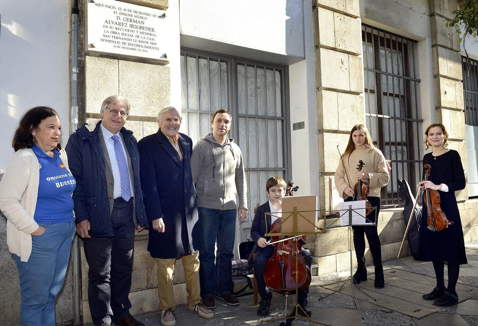 Un momento del homenaje llevado a cabo en Jerez Un momento del homenaje llevado a cabo en Jerez