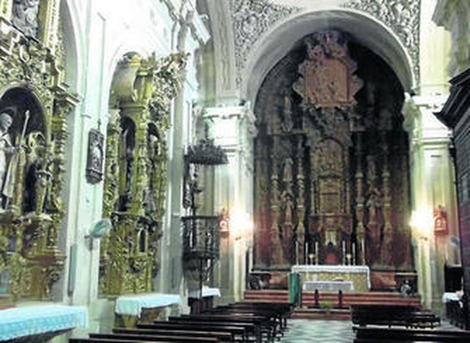 Interior de la iglesia del Convento de las Descalzas.