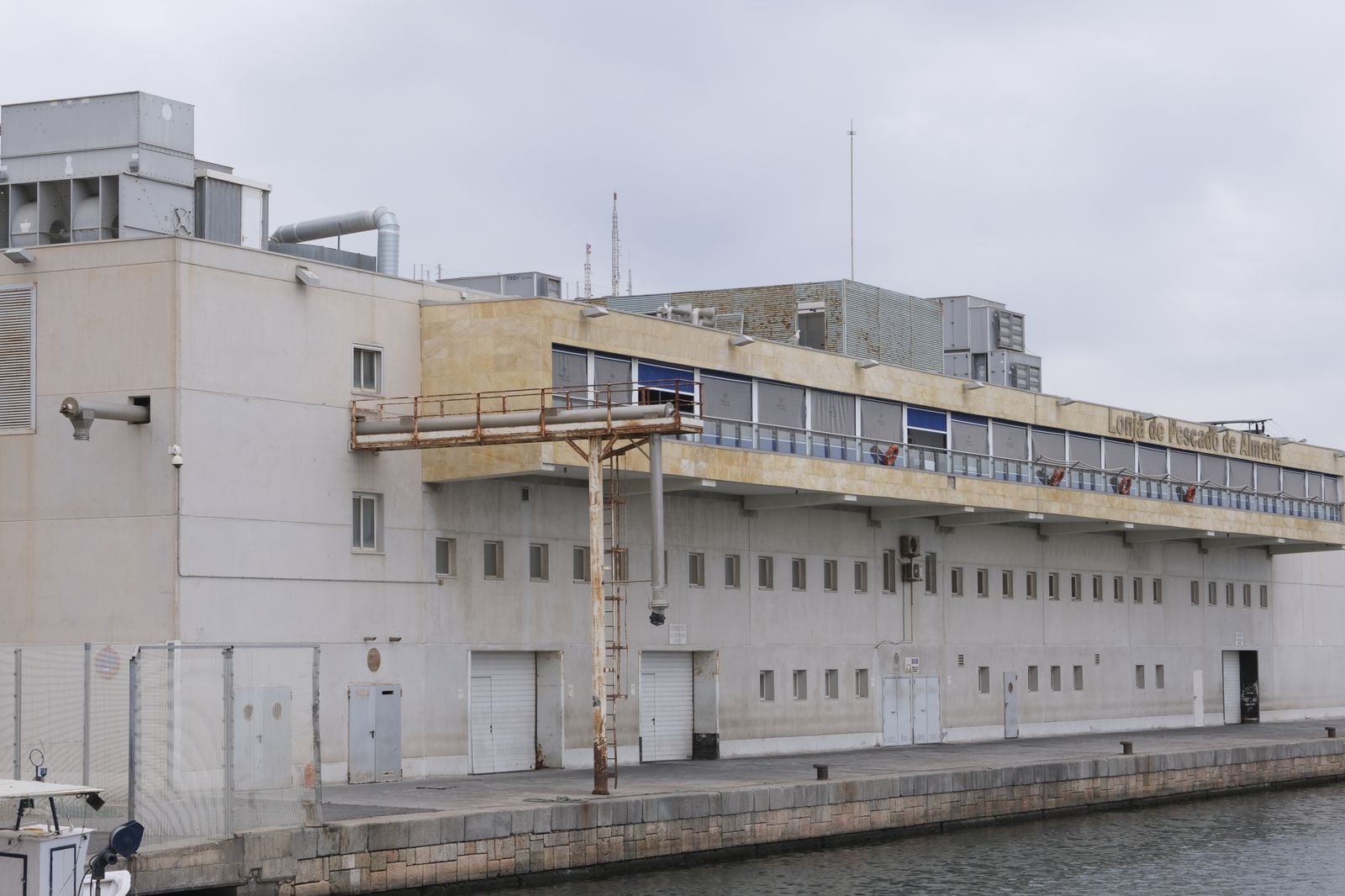 Fotogalería visita obras nuevo fondeadero del Puerto Pesquero de Almería