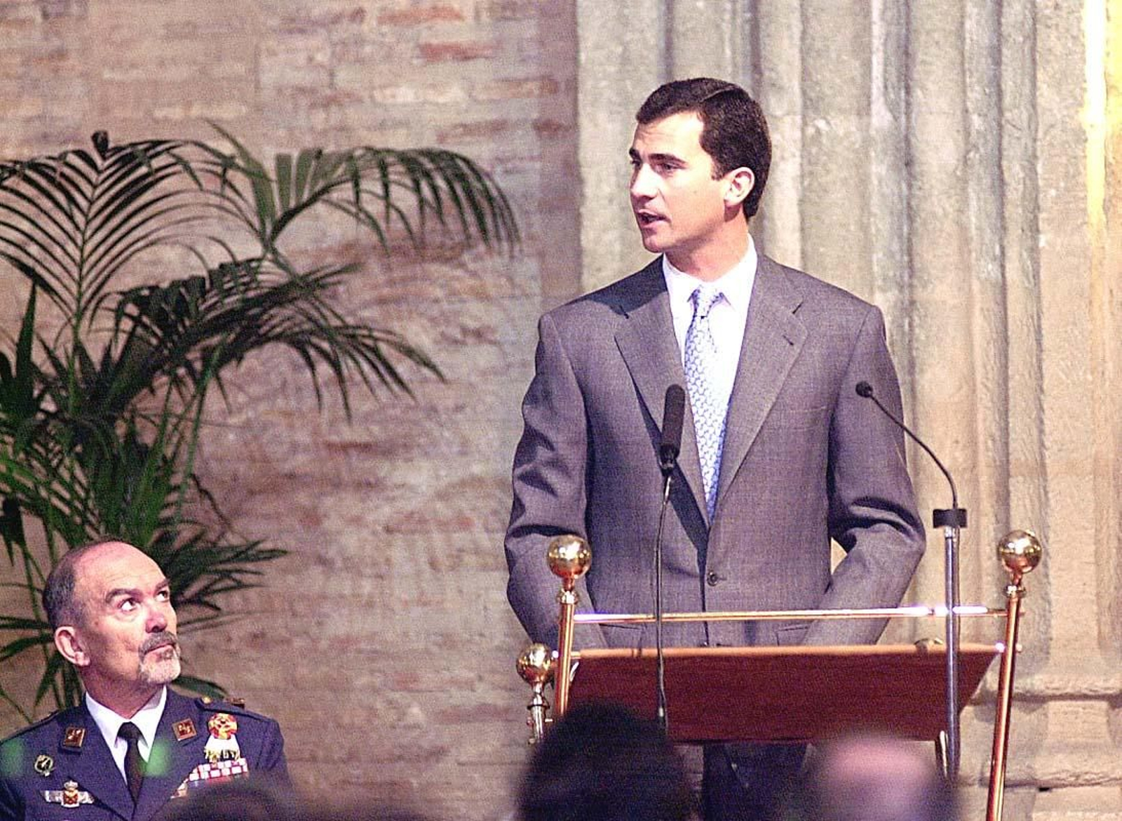 Felipe VI en Palos de la Frontera: cuando aún era príncipe y se celebraba el 75º aniversario del Plus Ultra