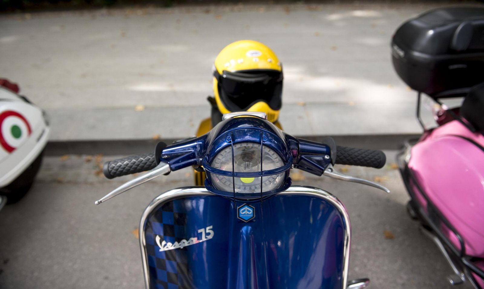 Imagen de archivo de una muestra de motos antiguas