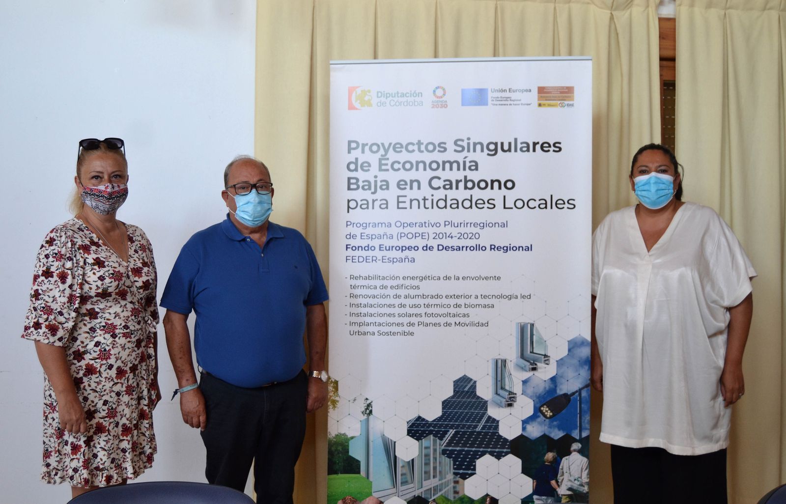 Representantes institucionales en Valsequillo.