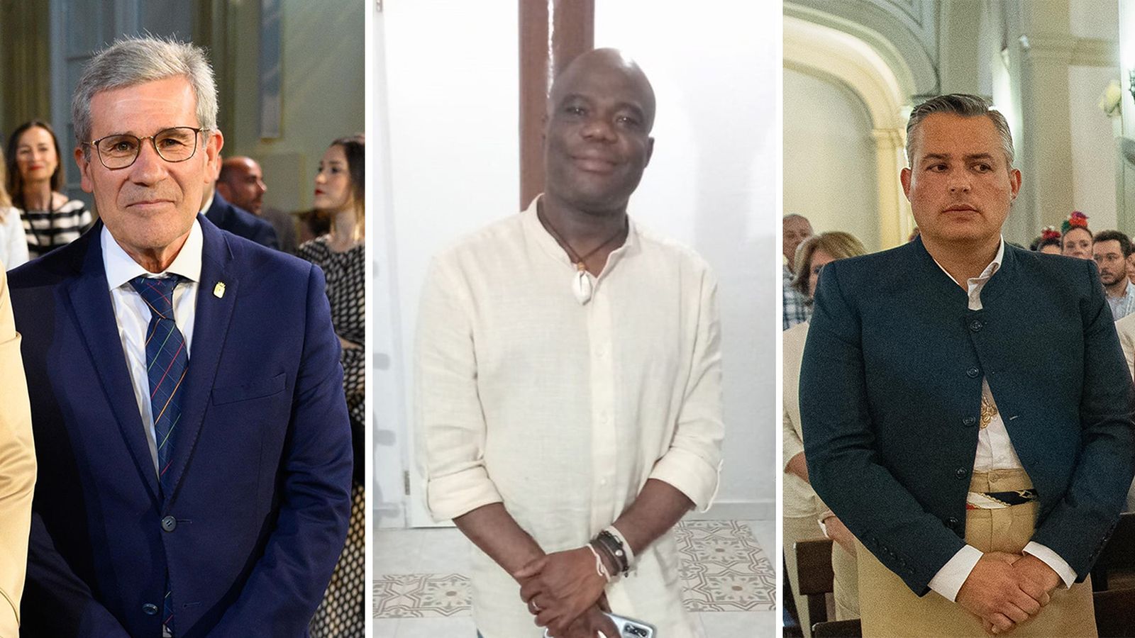 Los tres emisarios de los Reyes Magos en Almería.