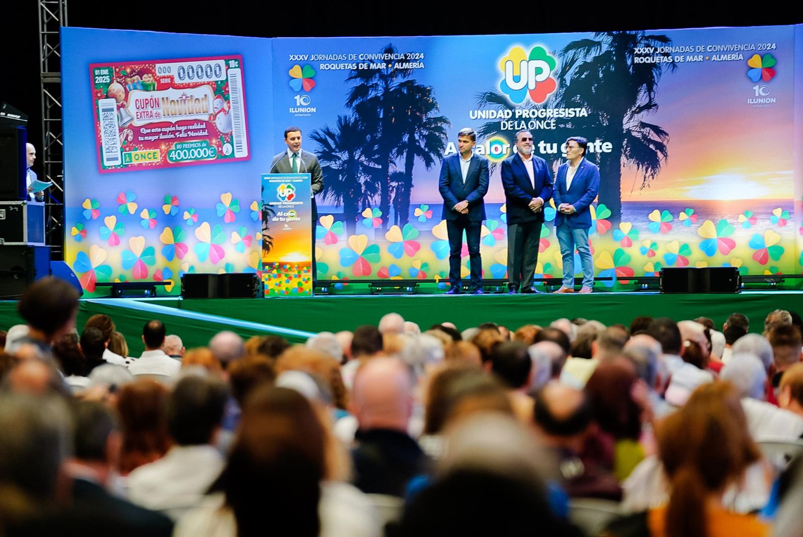 Las XXXV Jornadas de Convivencia de la ONCE se celebran en Roquetas de Mar.