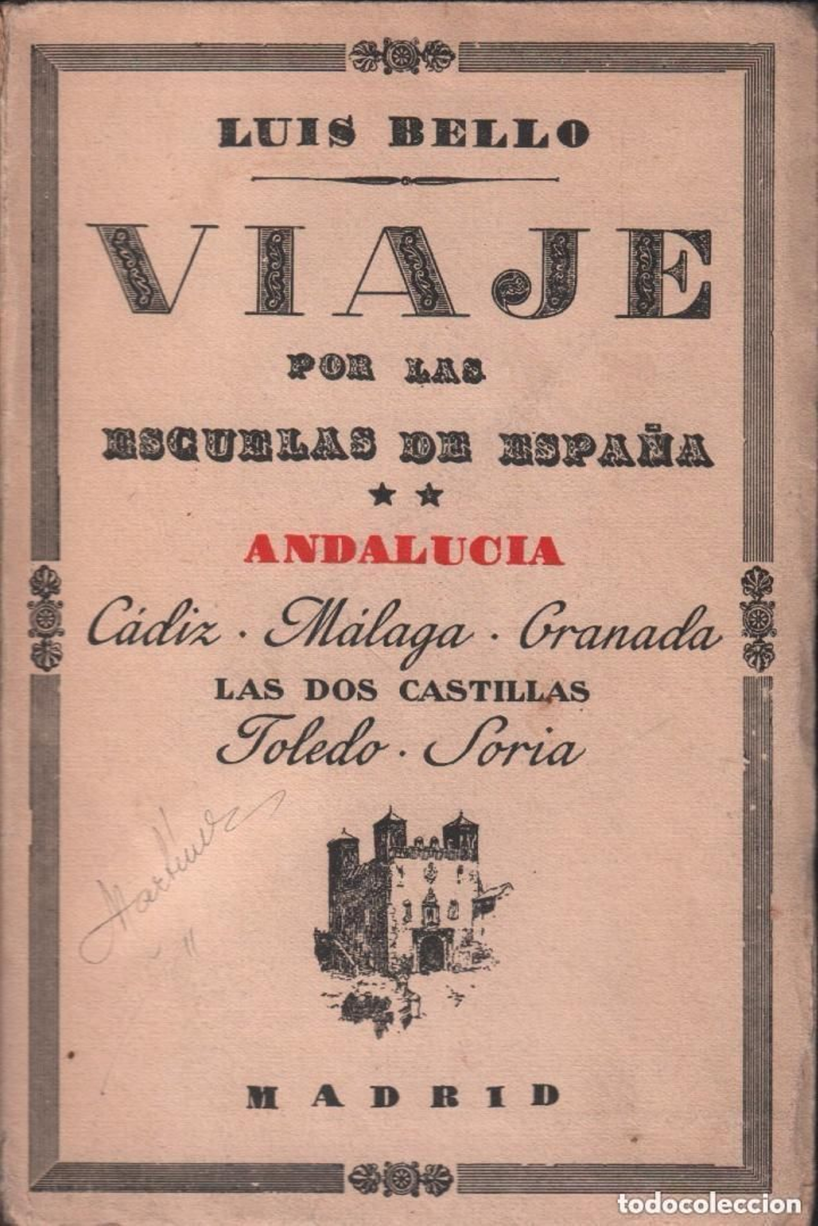 Viaje por las escuelas de España: Andalucía, 1927.