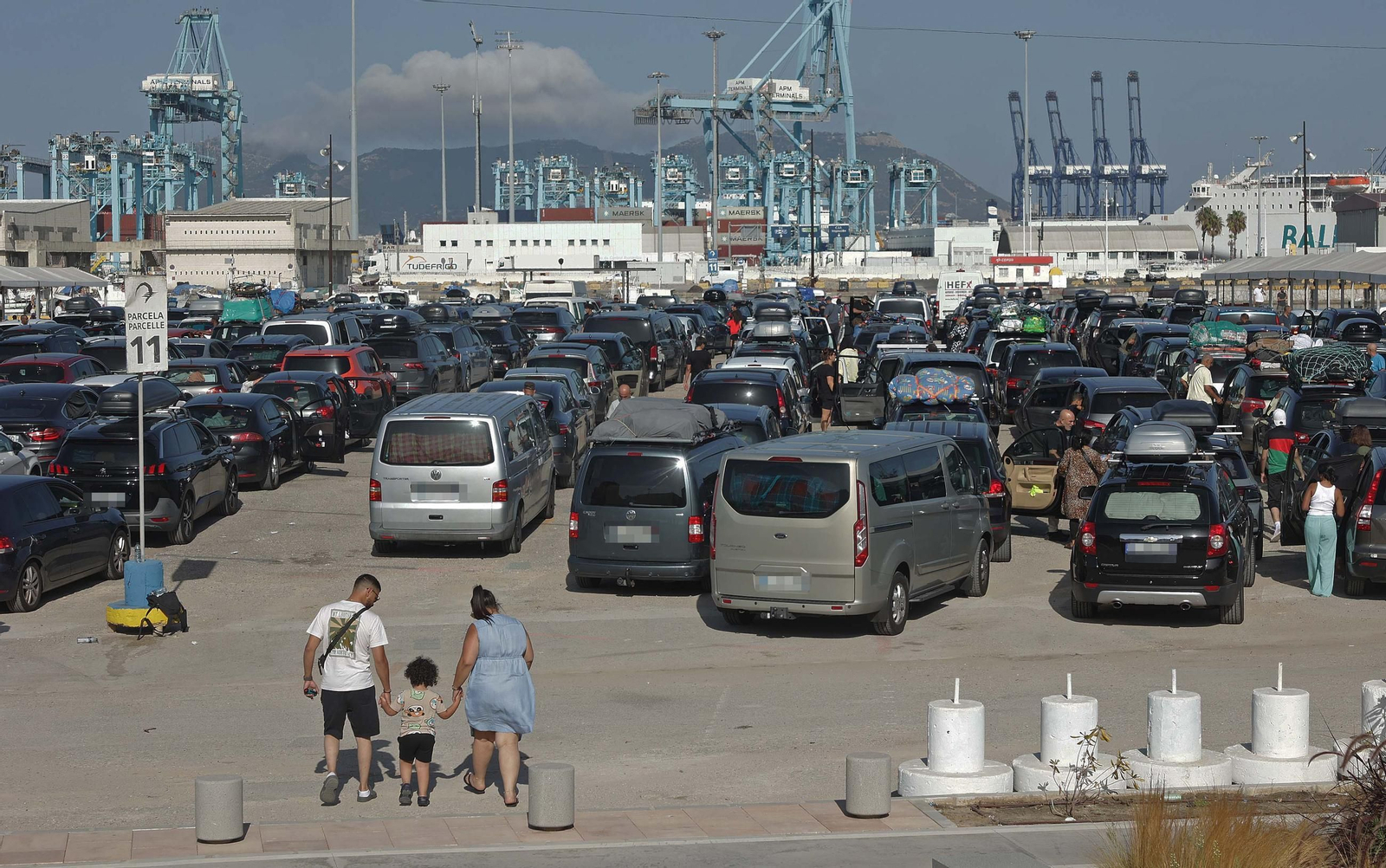 Fotos del primer sábado de agosto en la Operación Paso del Estrecho en Algeciras