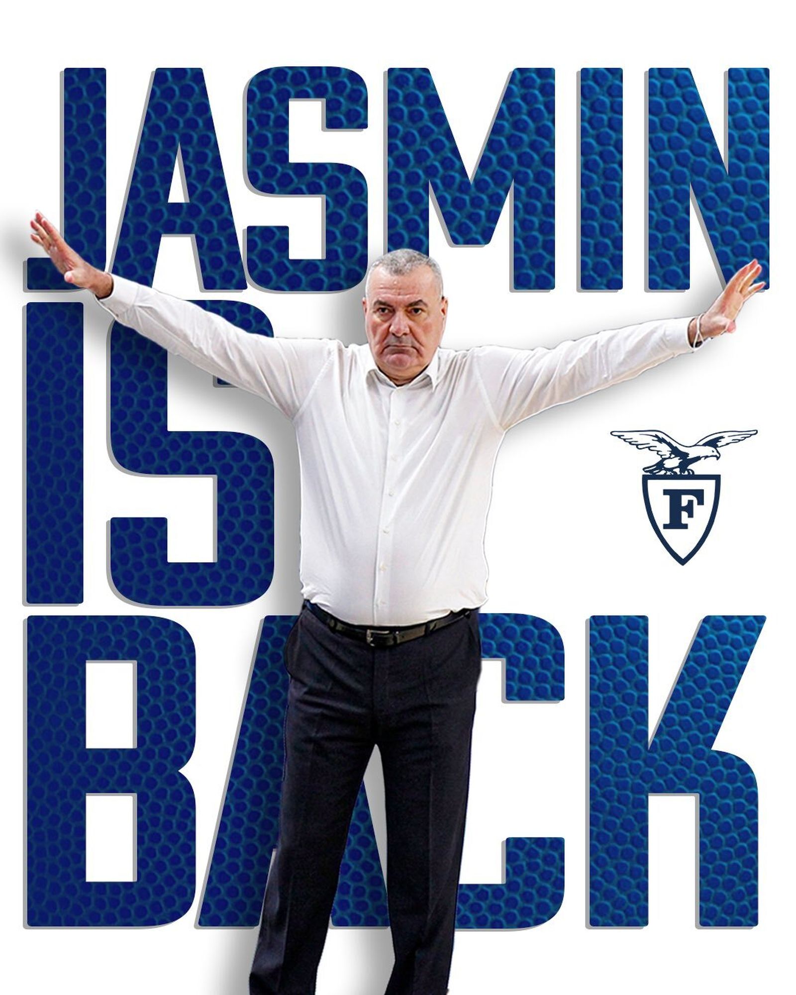 Creatividad del Fortitudo Pallacanestro para anunciar a Jasmin Repesa.