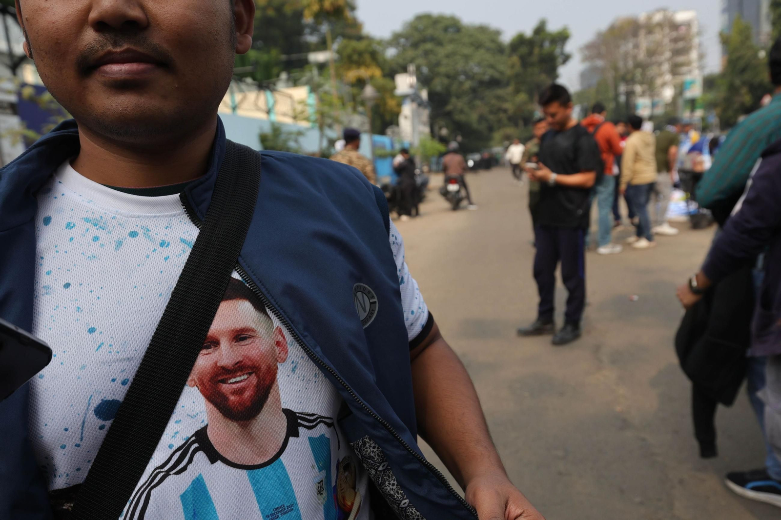 Las fotos de los disturbios por una visita de Leo Messi a Calcuta