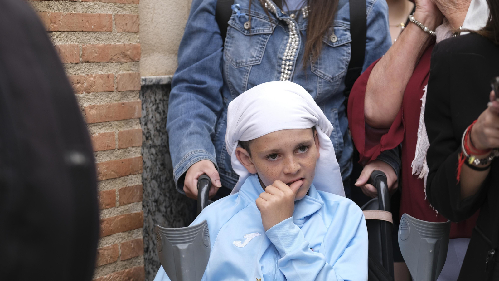 La procesión de Los Ángeles en Almería, en imágenes