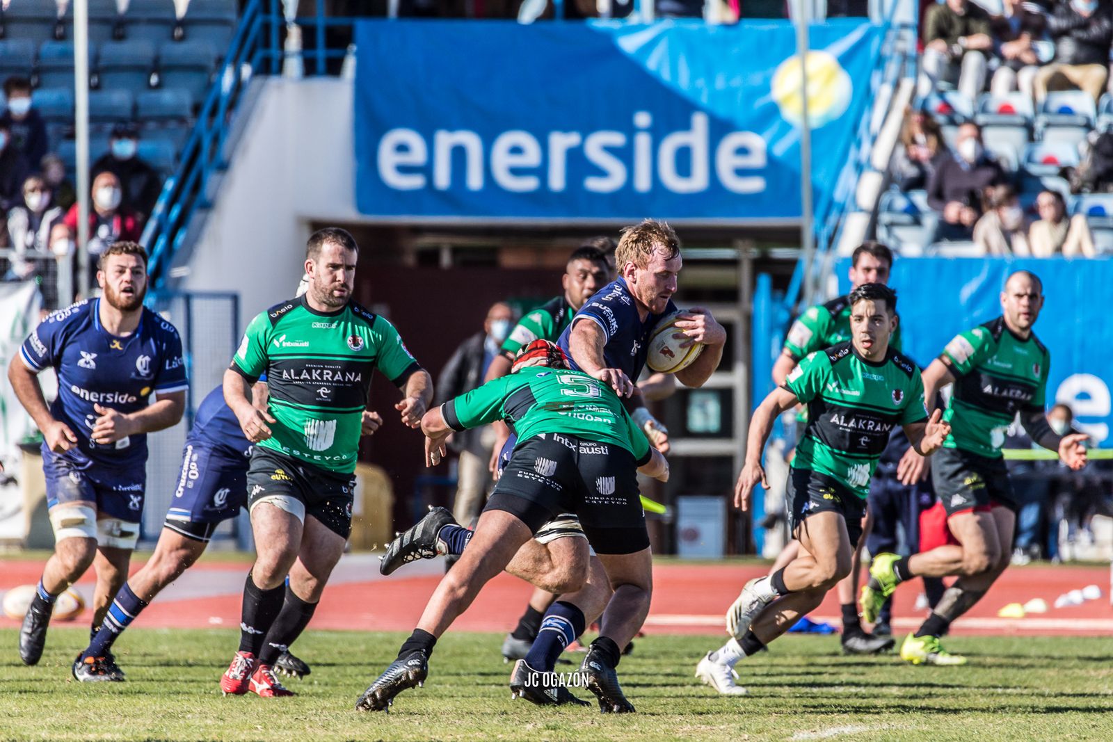 Woody Kirkwood en una acción de la temporada pasada.