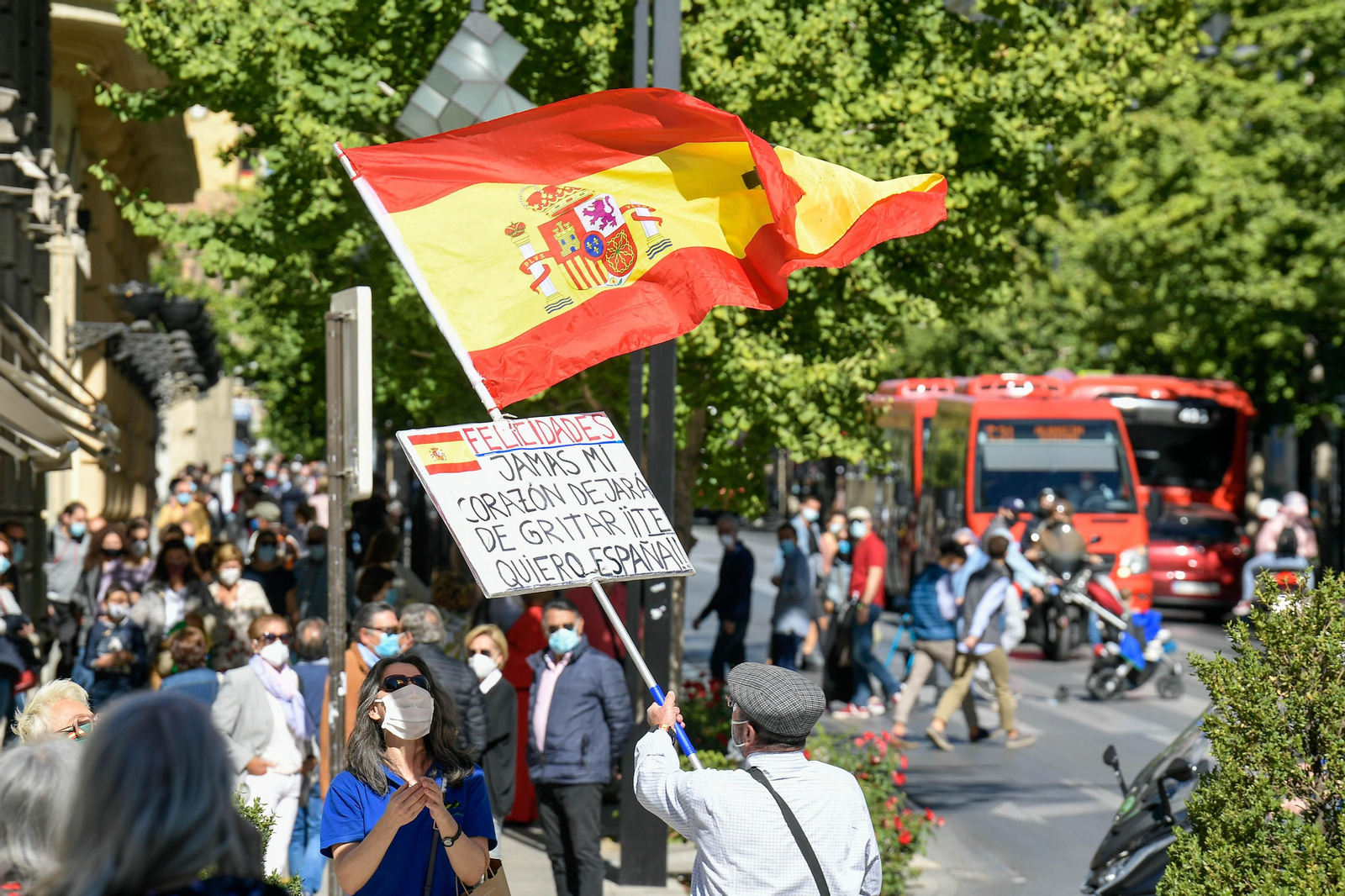 Fotos: Así ha sido la marcha organizada por Vox por la Hispanidad