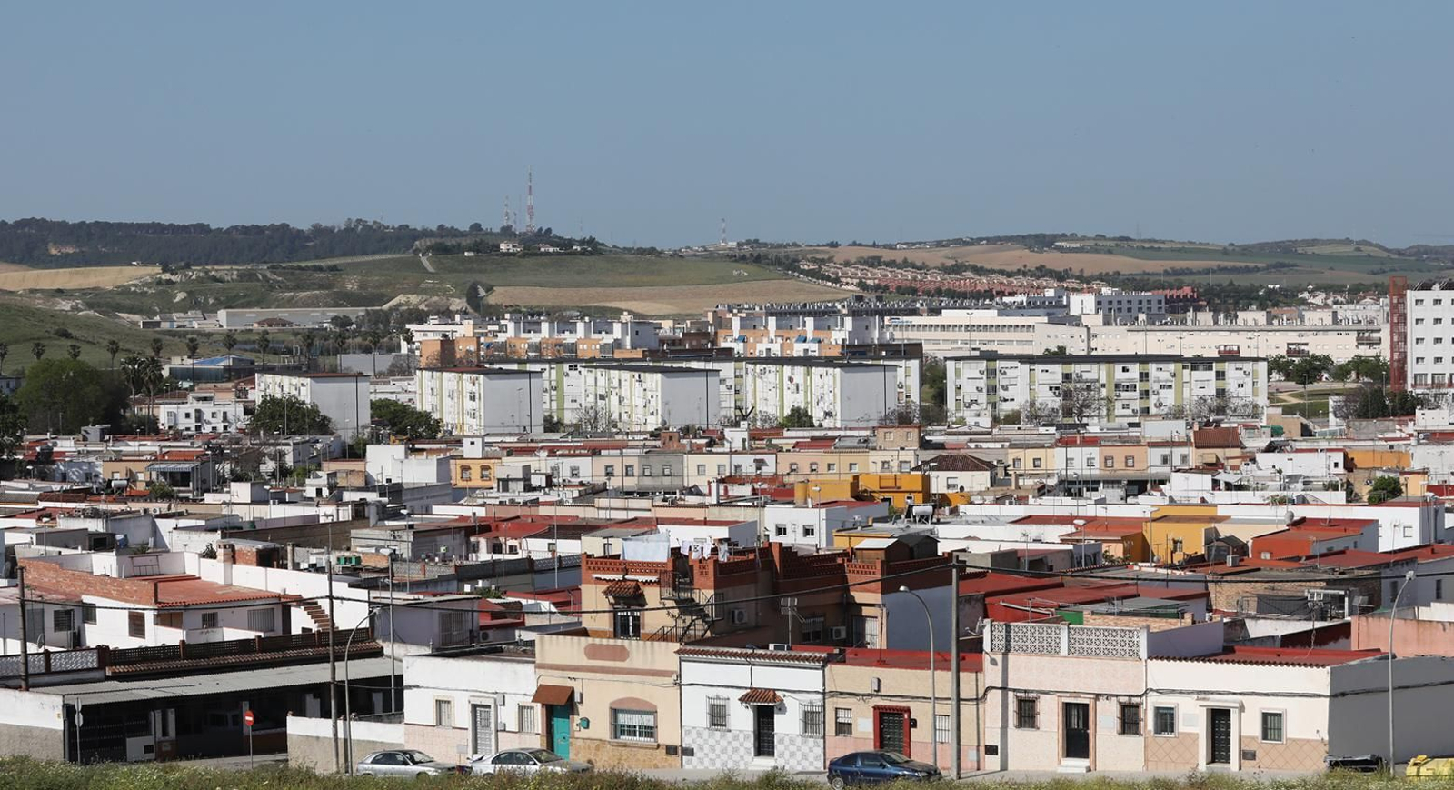 Imagen parcial de la zona sur de la ciudad. Imagen parcial de la zona sur de la ciudad.