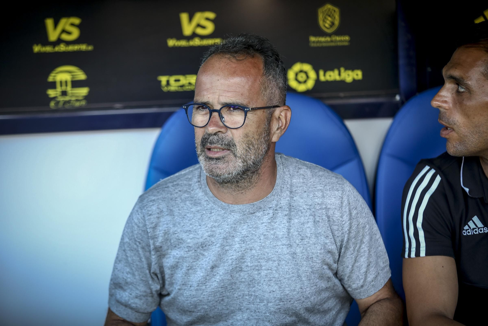 El entrenador del Cádiz, Álvaro Cervera.