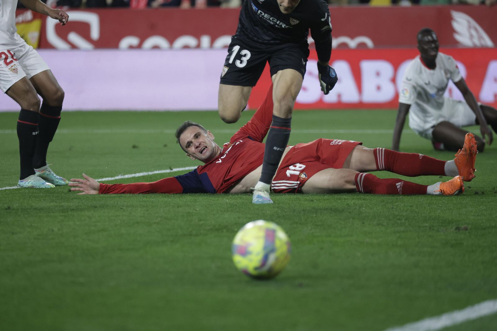 Las imágenes del Sevilla  Osasuna
