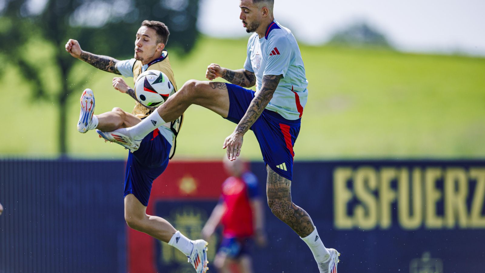 Las fotos de la selección española antes del partido contra Georgia