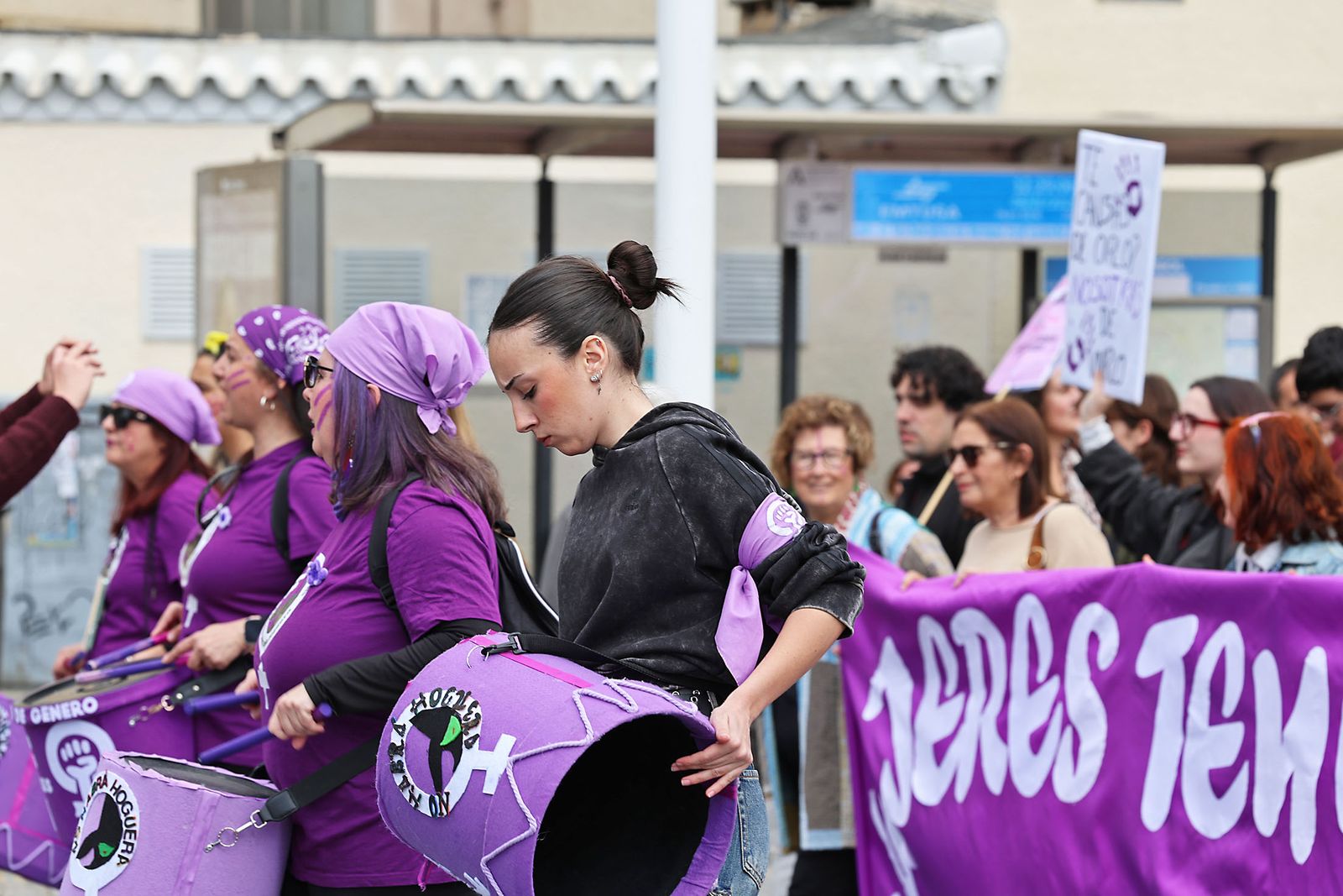 8M: Las fotografías de la manifestación del Día de la Mujer