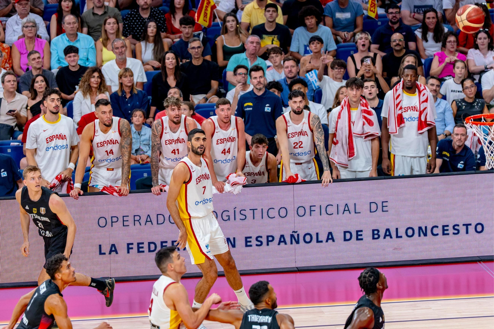 Las mejores fotos del España-Alemania de baloncesto